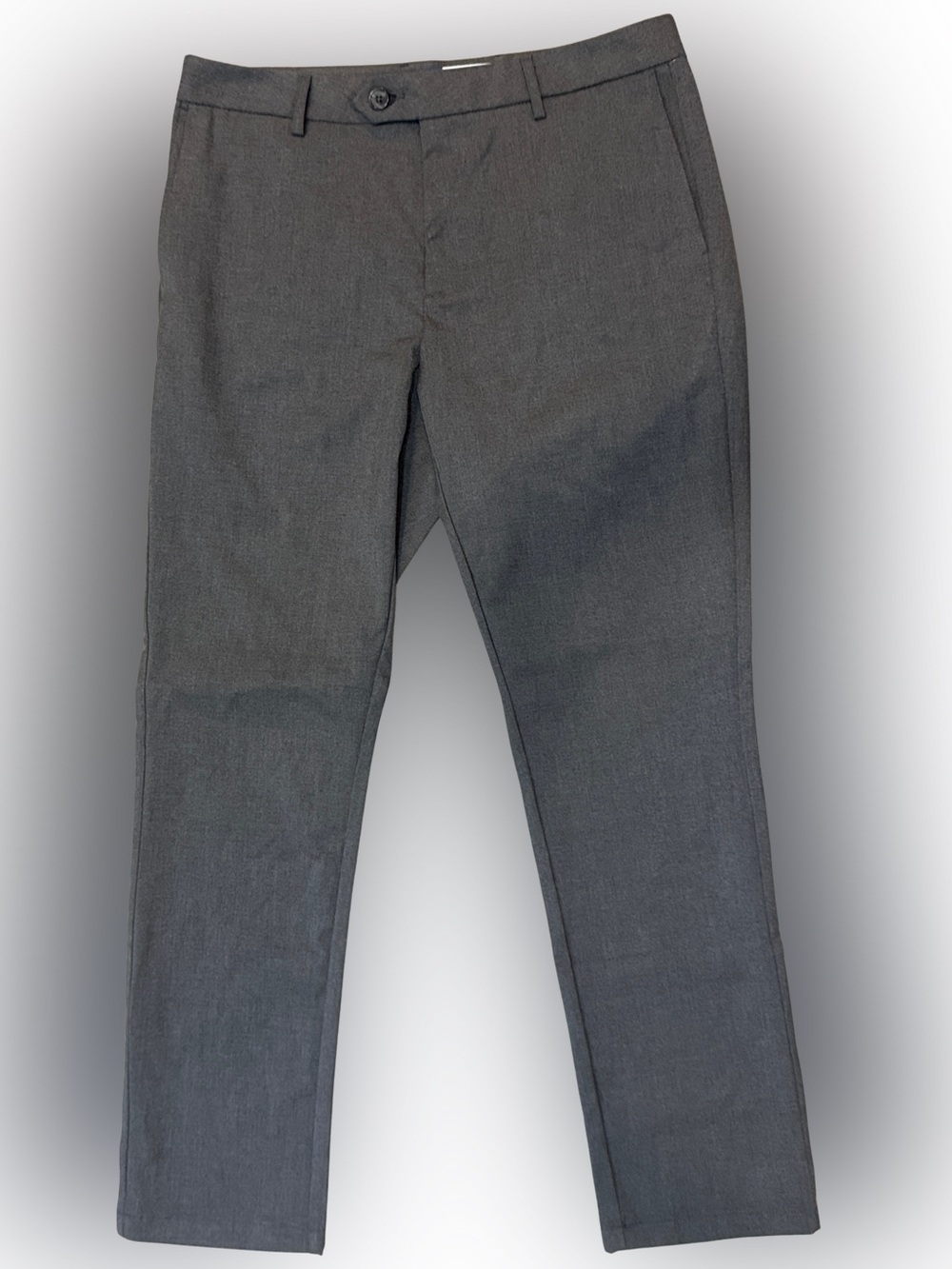 Old Navy Men's Charcoal Gray Slim Built-In Flex Dress Pants